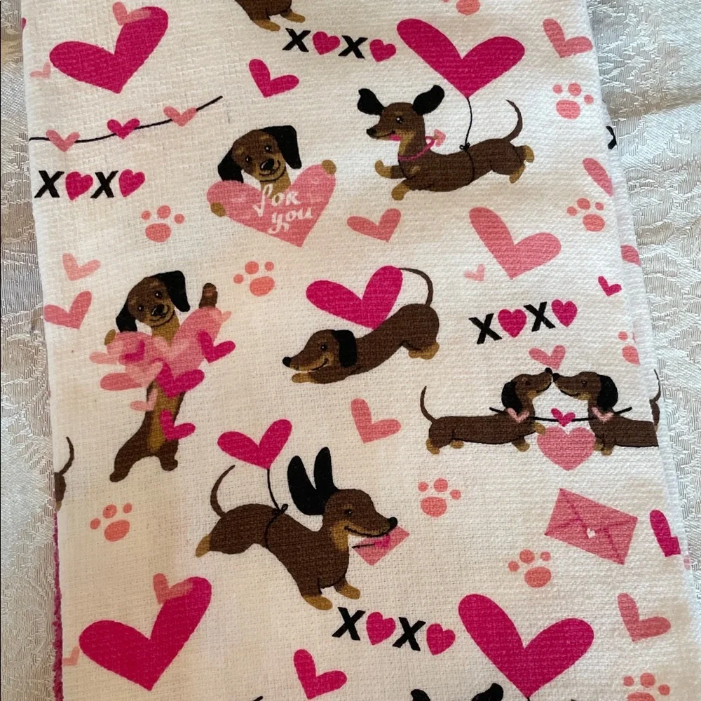Cupcakes and Cashmere Dachshund Kitchen Towels